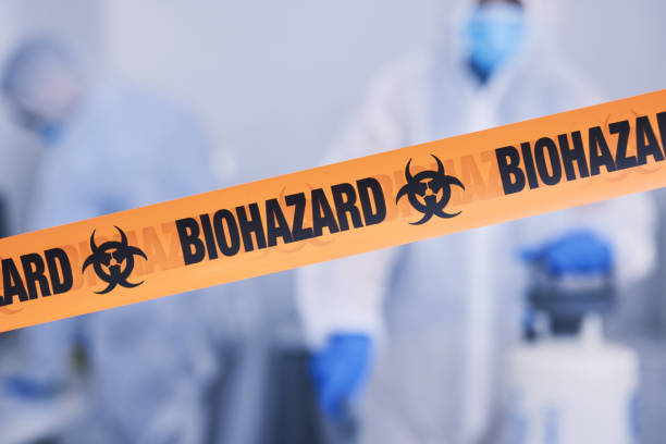Professional Biohazard Cleanup technician working in Livingston, CA